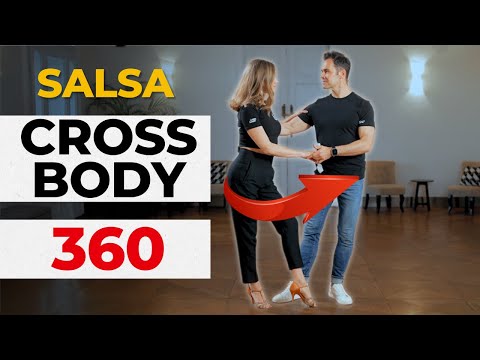 Видео: Salsa Cross Body 360 — вот как это сделать по-настоящему плавно!