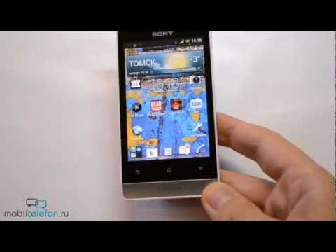 Видео: Обзор Sony Xperia Miro (review): внешний вид, игры, тесты, UI