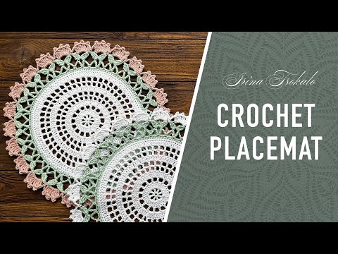 Видео: Crochet PLACEMAT 🌷 КИЛИМОК гачком