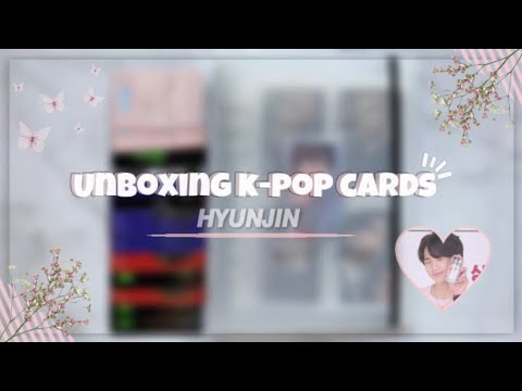 Видео: ♡ unboxing cards stray kids~Hyunjin💒/распаковка карт стрей кидс~Хёнджин ♡