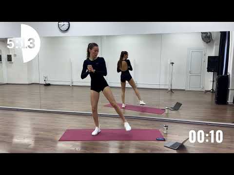 Видео: Тренировка full body 10 минут на все тело без инвентаря / жиросжигающая тренировка 24.09