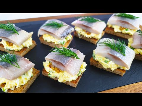 Видео: Вкусная закуска из простой селёдки! Вкуснее чёрной икры! 3 рецепта за 5 минут