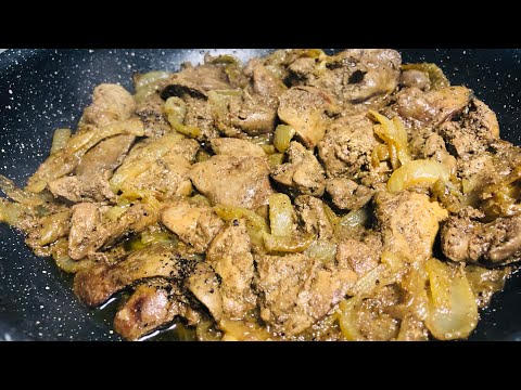 Видео: Куриная Печень на Луковой Подушке/Кето Питание/Мой Кето Обед/Чако в Кадре