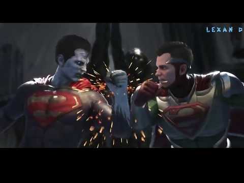 Видео: Injustice 2 - Bizarro vs Superman - Intros & Clashes (Бизарро против Супермена) rus