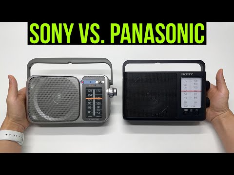 Видео: Сравнение радиоприемников Sony ICF-506 и Panasonic RF-2400D AM FM