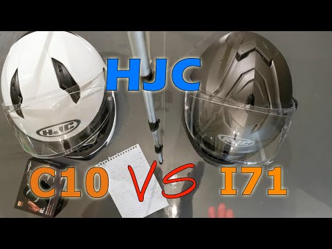 Видео: Сравнение мотошлемов HJC C10 и I71