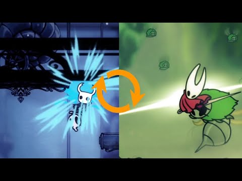 Видео: Hollow Knight, но каждый раз когда я получаю урон я переключаюсь на Silksong!