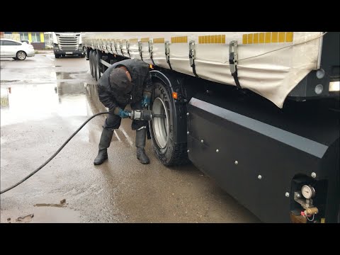 Видео: Протяжка колёс на новом КАМАЗ NEO , Не ожидал )