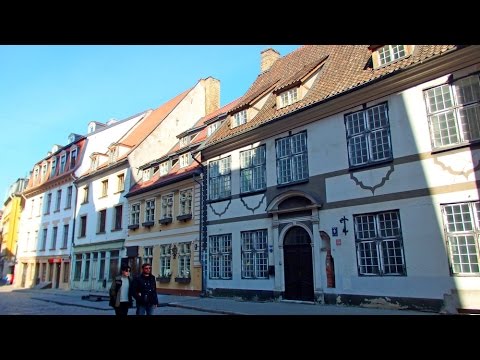 Видео: прогулки по Риге - старый город
