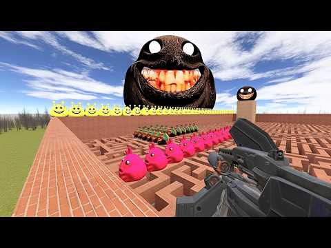 Видео: Семья гигантского Спрэнки Поу в лабиринте Gmod EP