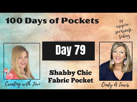 Видео: День 79 из 100 дней хлама: карманы для ежедневника! Карман в стиле потертый шик