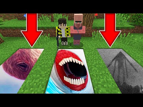 Видео: ВЫБЕРИ ПРАВИЛЬНУЮ ЯМУ ОГНЕННЫЙ ТИТАН ФРИКАДЕЛЬКА ВЕЛИКАЯ МАТЬ МЕГАФОН SCP В МАЙНКРАФТ БИТВА