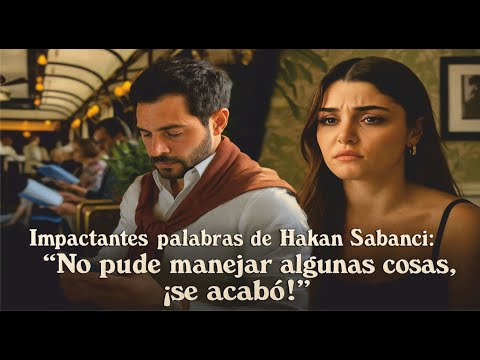 Видео: Шокирующие слова Хакан Сабанчи: «Я не мог справиться с некоторыми вещами, все кончено!»