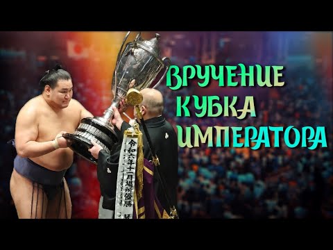 Видео: Вручение кубка императора Хацу Басё 2025 Сумо на русском