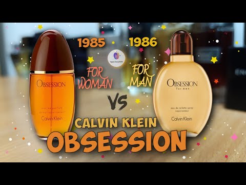 Видео: CALVIN KLEIN OBSESSION FOR HER (1985) vs FOR HIM (1986) - очень крутая актуальная классика из 80х