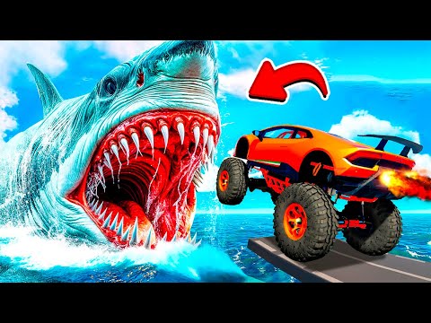 Видео: МОЖНО ЛИ ПЕРЕПРЫГНУТЬ МЕГАЛОДОНА В ГТА 5! ЭКСПЕРИМЕНТЫ GTA 5