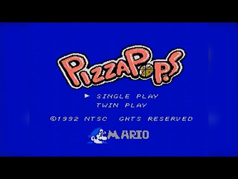Видео: PizzaPop Mario (NES/Famicom) - Полное Прохождение