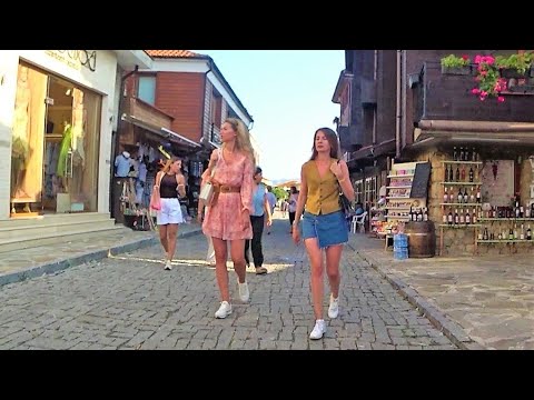 Видео: Walking in Nessebar 2023 Bulgaria - Summer Walk Sunny Beach - Несебър Болгария Bulgarien