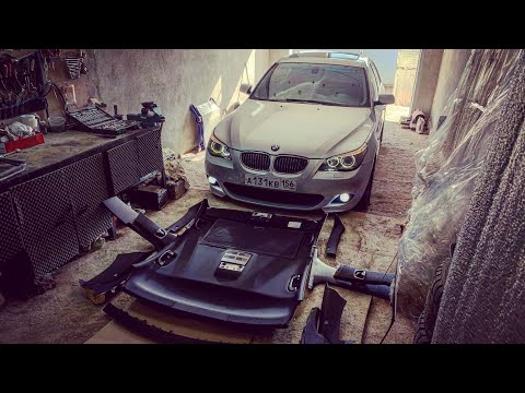 Видео: BMW E60 ТЮНИНГ ИНТЕРЬЕРА САЛОНА! Черный потолок.