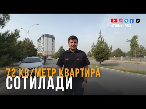 Видео: Фарғона шаҳар, Санъат Саройи ёнида 72 кв/метр квартира сотилади