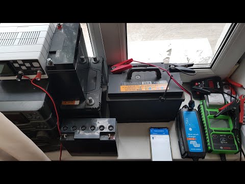 Видео: #ЗАРЯД  аккумулятора  на  Victron Energy 12/ 7 A