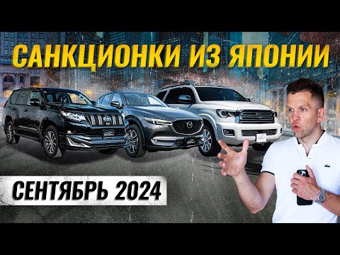 Видео: Топ санкционных автомобилей из Японии 🚗✨Что выбирают в сентябре 2024?