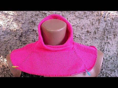 Видео: ВЯЗАНОЕ ПЛАТЬЕ "СПОРТ" БЕСПЛАТНЫЙ МК урок 2 реглан, росток