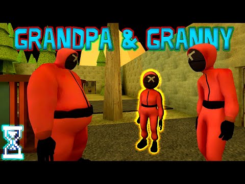 Видео: Игра в Кальмара за Бабку // Grandpa And Granny: T. N. Hunters