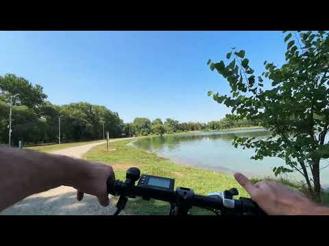 Видео: Ессентукское озеро  Прогулка на электровелосипеде