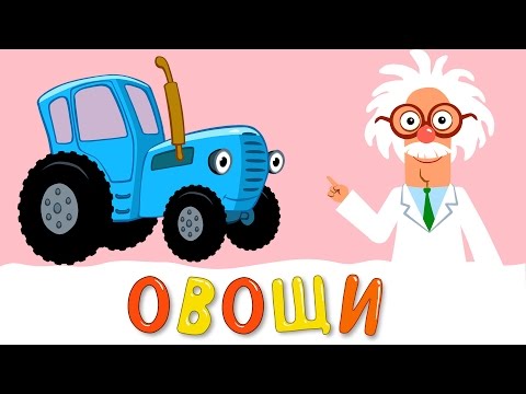 Видео: ОВОЩИ - Развивающая песенка мультик про полезную еду и синий трактор для детей малышей