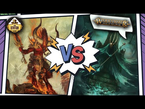 Видео: KHORNE BLOODBOUND vs NIGHTHAUNTS I Репорт | 1500 pts | Warhammer Age of Sgimar