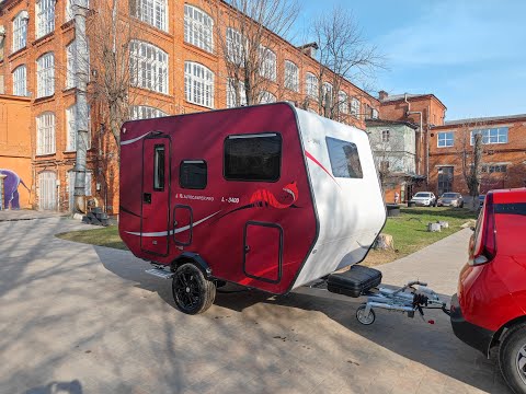 Видео: Жилой прицеп (прицеп-дача) ЛИСА 3400