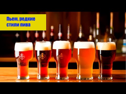 Видео: Редкие стили пива в крафтовом исполнении, пытаюсь угадать стиль пива \ Пьем пиво