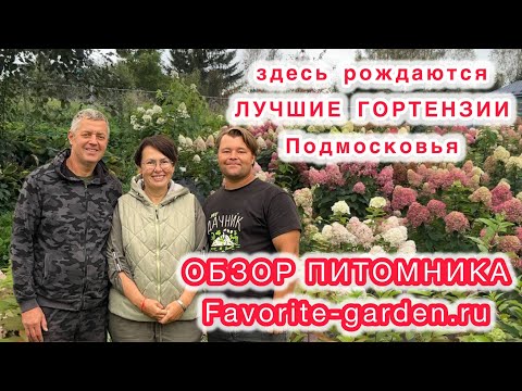 Видео: Гортензии и обзор частного питомника Favorite garden ru