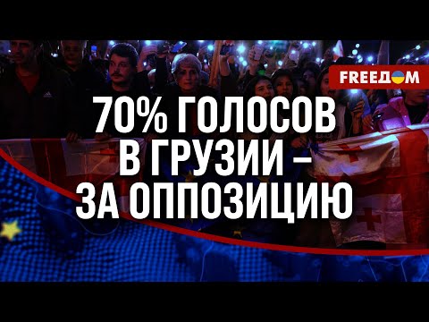 Видео: 🔴 Только 30% ГРУЗИН – за правящую партию. Фальсифицировать ВЫБОРЫ будет сложно!