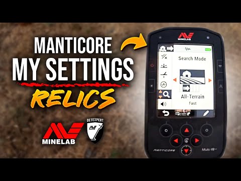 Видео: Мои настройки для металлоискателя Relics Minelab Manticore