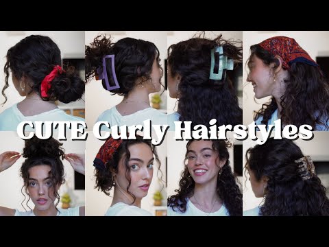 Видео: ЛЮБИМЫЕ прически для кудрявых волос! | Vlogmas 5