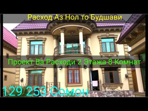 Видео: Проект Ва Расходи Хонаи 2 Этажа аз Нол то Будшави