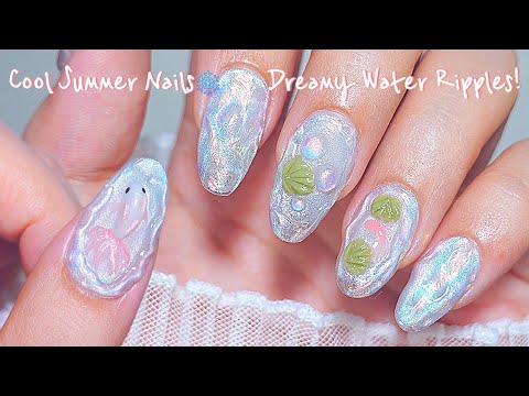Видео: 🌞 Летняя прохлада❄️ Нежный и сказочный дизайн с водной рябью 💦✨