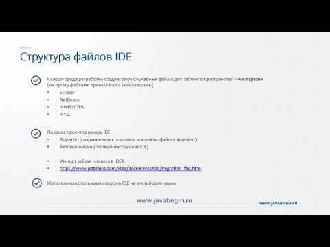 Видео: 1 Структура Java приложения