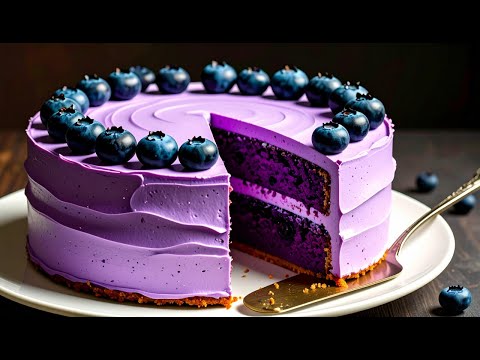 Видео: ВНИМАНИЕ: Этот черничный 🫐торт вызывает привыкание! (Рецепт, тающий во рту)