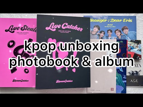 Видео: Распаковка фотобуков и альбомов Dreamcatcher, A.C.E, SF9 / Unboxing Dreamcatcher, A.C.E, SF9