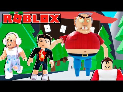 Видео: 2 НУБА И ДЕВУШКА ПРО ДЕЛАЮТ ПОБЕГ ОТ ЗЛОГО ДЕДА В РОБЛОКС