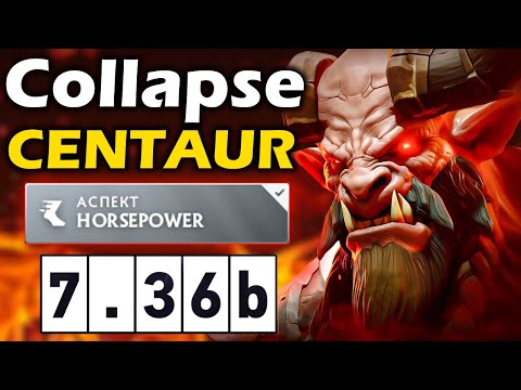 Видео: Новый Кентавр от Коллапса, Новая Мета! - Collapse Сentaur Warrunner 7.36 ДОТА 2