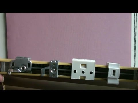 Видео: Как выбрать защёлки-крепежи для горизонтальных жалюзи