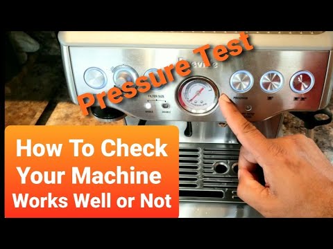 Видео: ИСПЫТАНИЕ ДАВЛЕНИЕМ для кофемашины Breville Barista Express BES870 или двухбойлерной или инфузион...