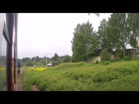 Видео: Путешествие по железной дороге Окуловка - Неболчи ((из СПб)