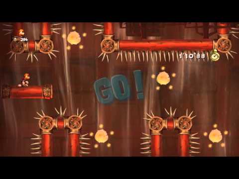 Видео: 34 - Rayman Legends - 20 000 Люмов вод водой - Спасите Эмму - Школа шаолиньского мастера