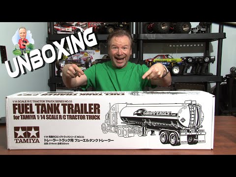 Видео: ДОРАБОТАНО — Распаковка топливного прицепа Tamiya в масштабе 1:14
