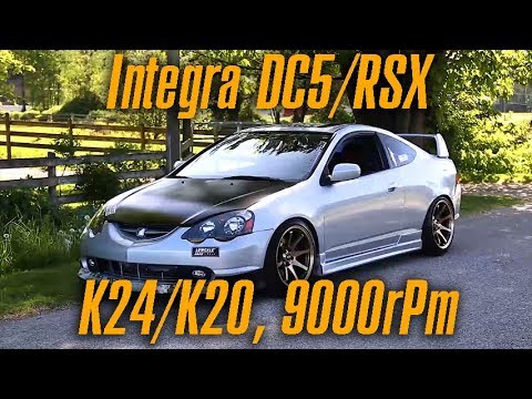 Видео: Почему нужно строить Honda Integra DC5/Acura RSX на гибриде K24/K20. 9000 оборотов!
